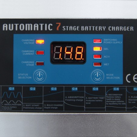 FULLWAT - CMF-7C12-50C.  Caricabatteria per batterie piombo. 12 Vdc / 50A