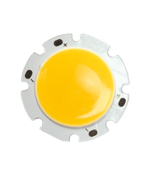 FULLWAT - COB-3W-4K0-D28. Diode LED Blanc neutre / 3800 ~ 4200K type "COB circulaire". 10Vdc / 0,300A