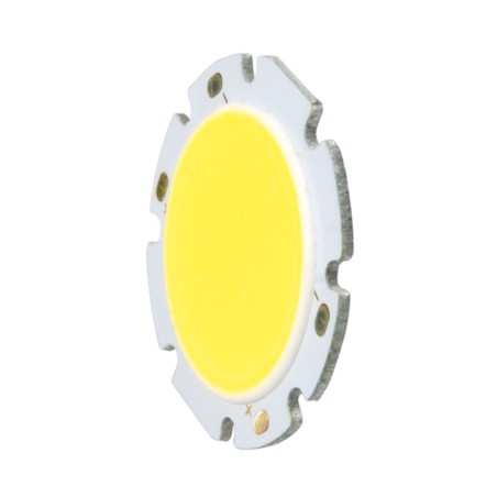 FULLWAT - COB-3W-6K0-D28. Diode LED Blanc froid / 5800 ~ 6200K type "COB circulaire". 10Vdc / 0,300A