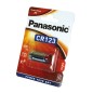 PANASONIC - CR123P-NE. Pila de litio en formato cilíndrica / CR123. 3Vdc