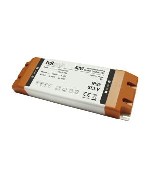 FULLWAT - DRX-50-12T.  Fonte de alimentação industrial de  50W. 180 ~ 264  Vac  - 12Vdc  / 4,16A