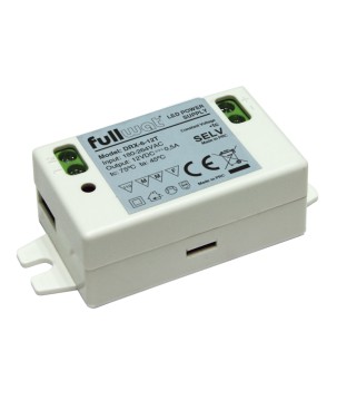 FULLWAT - DRX-6-12T.  Fonte de alimentação industrial de  6W. 180 ~ 264  Vac  - 12Vdc  / 0,5A