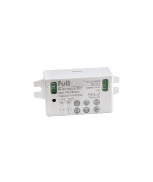 FULLWAT - DRX-6-350T.  Fonte de alimentação industrial de  6W. 180 ~ 264  Vac  - 12 ~ 17Vdc  / 0,35A