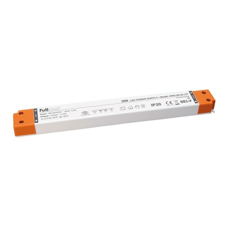 FULLWAT - DRXLIM-30-12T.  Fonte de alimentação industrial de  30W. 180 ~ 264  Vac  - 12Vdc  / 2,5A