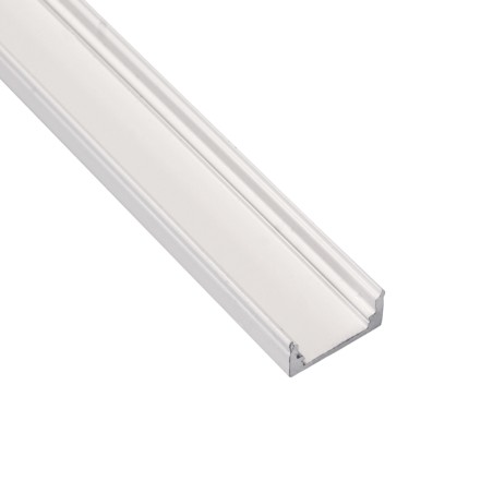 FULLWAT - ECOX-7S-2-BL-LZO.  Perfil de alumínio de superfície branco - 2000mm - IP40