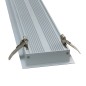 FULLWAT - ECOXG-100E-2. Perfil de aluminio empotrable anodizado - 2000mm - IP40