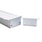 FULLWAT - ECOXG-50E-2. Aluminum profile  for recessed mounting. Anodized.  2000mm