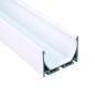 FULLWAT - ECOXG-50S-2-BL. Perfil de aluminio de superficie blanco - 2000mm - IP40