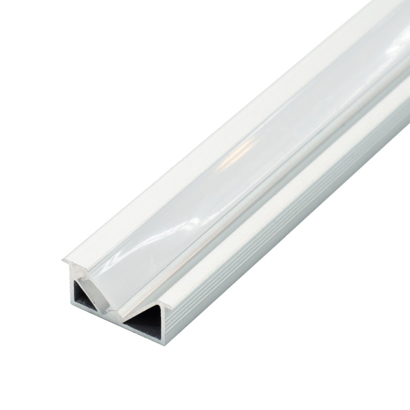 FULLWAT - ECOXM-22E-2D. Perfil de aluminio para mobiliario anodizado - 2000mm - IP40