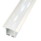 FULLWAT - ECOXM-27E-2D. Perfil de aluminio empotrable anodizado - 2000mm - IP40