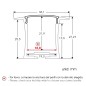 FULLWAT - ECOXM-27E-2D. Perfil de aluminio empotrable anodizado - 2000mm - IP40