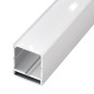 FULLWAT - ECOXM-42S-2D. Perfil de aluminio de superficie | suspendido anodizado - 2000mm - IP40