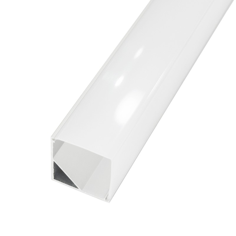 FULLWAT - ECOXM-45G-2D. Aluminum profile  for corner mounting. Anodized.  2000mm