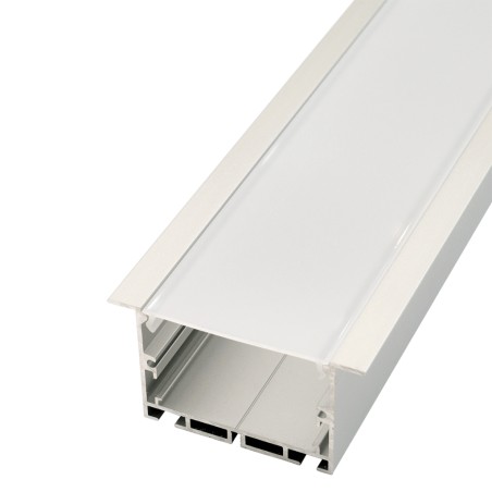 FULLWAT - ECOXM-50E-2D. Aluminiumprofil einbetten. eloxiert - 2000mm