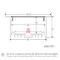 FULLWAT - ECOXM-55E-2D. Perfil de aluminio empotrable anodizado - 2000mm - IP40