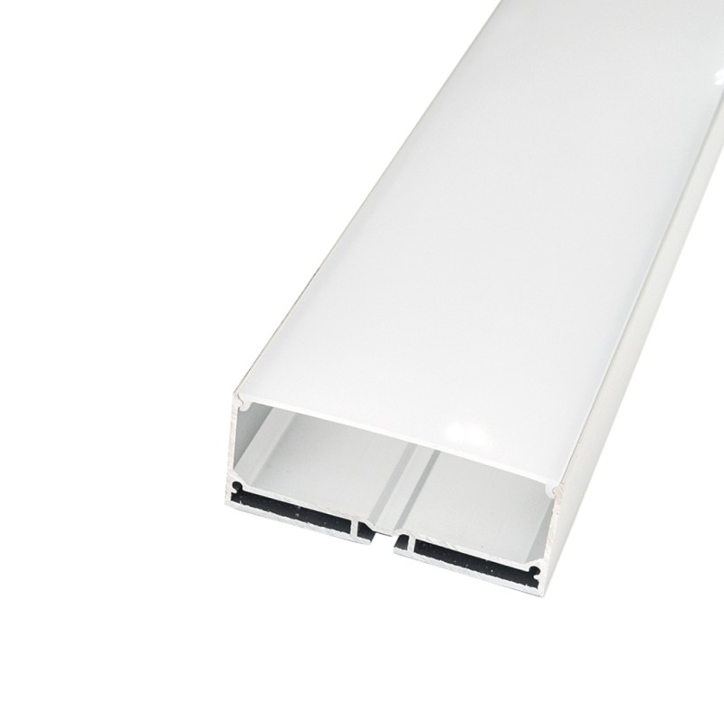 FULLWAT - ECOXM-55S-2D. Perfil de aluminio de superficie | suspendido anodizado - 2000mm - IP40