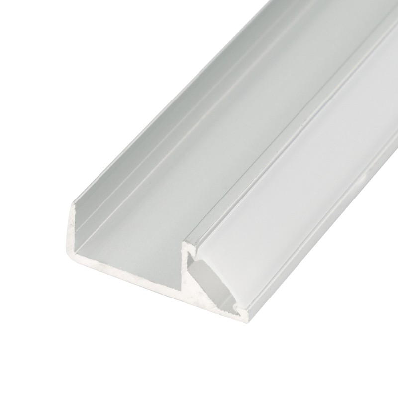 FULLWAT - ECOXM-BLD-2D.  Profil pour les meubles en aluminium  anodisé classe pour les chauves - 2000mm - IP40