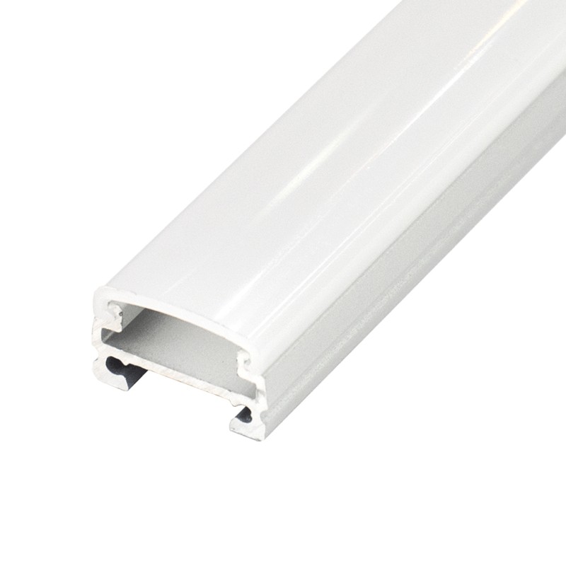 FULLWAT - ECOXM-MINI8-2D.  Profil de surface en aluminium  anodisé - 2000mm - IP40