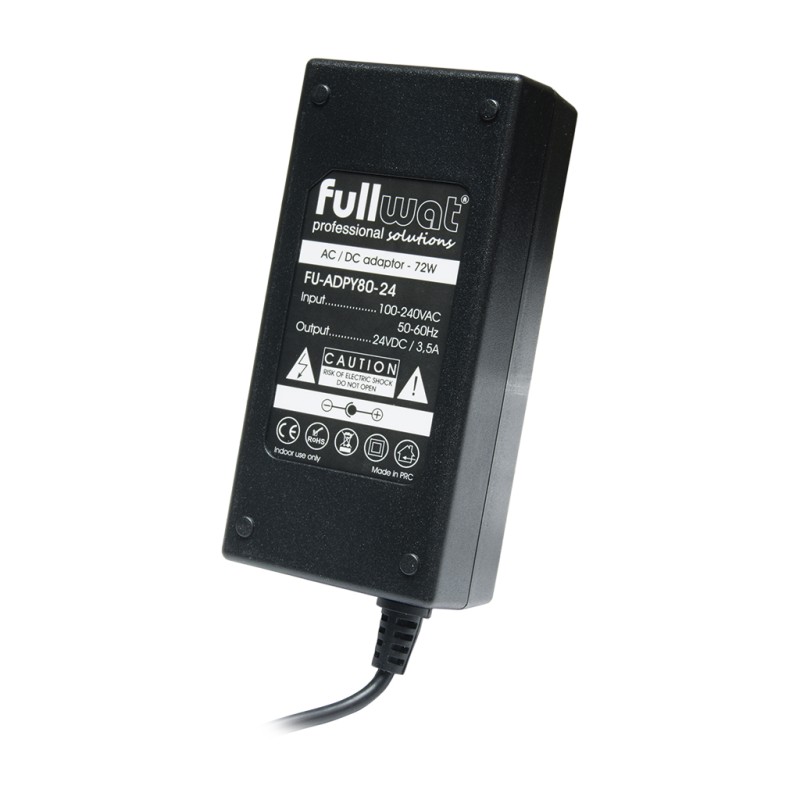 FULLWAT - FU-ADPY80-12. Adaptador de tensión AC/DC de 80W. 12 Vdc / 7A