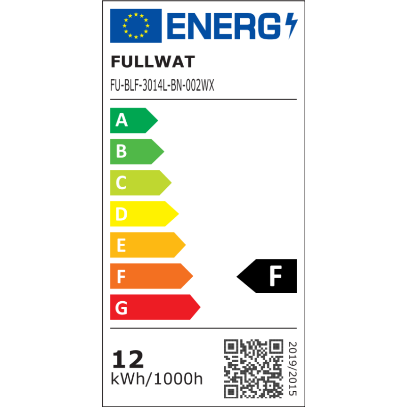 FULLWAT -  FU-BLF-3014LBN-002WX. Fita LED  iluminação lateral. Branco natural- 4000K- 24Vdc- 1080 Lm/m- IP67