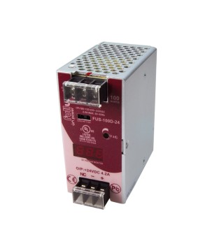 FULLWAT - FUS-100D-24.  Fonte de alimentação industrial de  100W. 90 ~ 132 | 180 ~ 264  Vac  - 24Vdc  / 4,2A