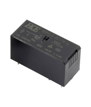 HKE - HCP1-S-DC12V-C. Relé de tipo Potencia 12Vdc. 1 contacto conmutado (12A)