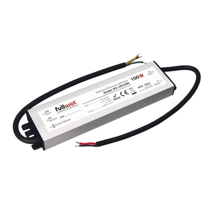 FULLWAT - IPX-10P12ML.  Schaltnetzteil von 100W. 180 ~ 264  Vac  - 12Vdc  / 8,3A