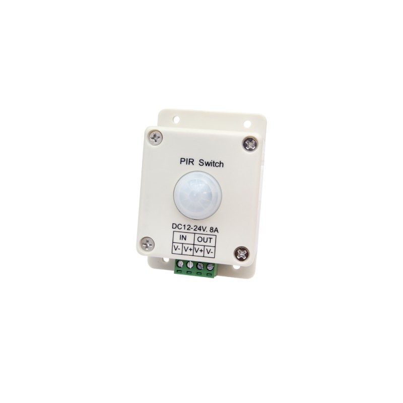 FULLWAT - KRYDIM-PIR. Interruptor-Switch de superficie, detección pir movimiento.  12-24 Vdc - 8A