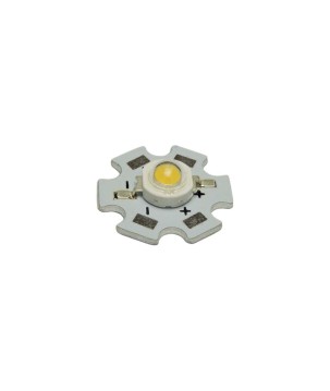 FULLWAT - LED-1W-4K0.  Natural white LED diode / 4000K "Star" package. 5Vdc / 0,350A