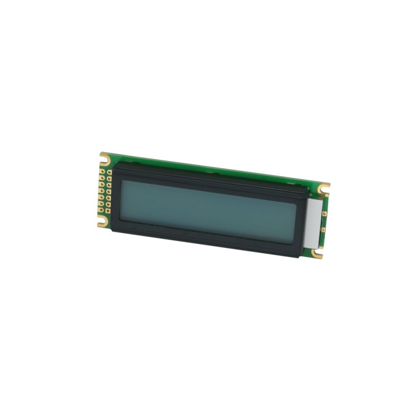 TOPWAY - LMB162NDC. Alphanumeric LCD display. 2 x 16. 5Vdc. White background / Gray color character.