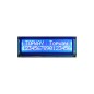 TOPWAY - LMB162NFC. Display LCD Alfanumérico. 2 x 16. 5Vdc. Fondo Azul / Carácter Blanco