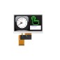 TOPWAY- No. Display LCD Grafico TFT a colori.  480 x 272. 3Vdc . Sfondo Bianco / Carattere RGB