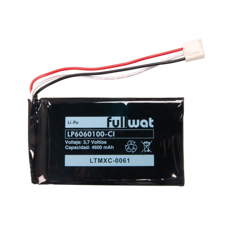 FULLWAT - LP6060100-CI. Batería recargable prismática de Li-Po. 3,7Vdc / 5Ah