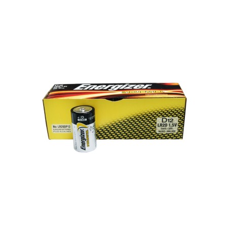 ENERGIZER - LR20EI-C12-NE. Pila alcalina en formato cilíndrica / D (LR20). 1,5Vdc