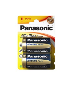 PANASONIC - LR20PB-NE. Pila alcalina en formato cilíndrica / D (LR20). 1,5Vdc