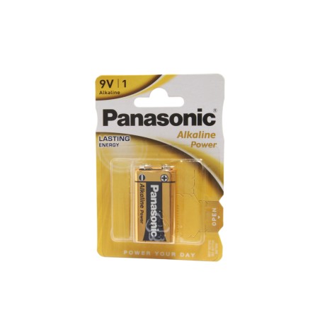 PANASONIC - LR6F22PB-NE. Pila alcalina en formato prismática | petaca / 6F22. 9Vdc