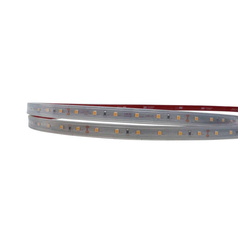 FULLWAT - MKT-2835-DL-HWX. Ruban led spécial pour la nourriture. 3000K - Or - 24Vdc - 1008 Lm/m - IP67