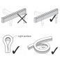 FULLWAT - NL-0612H-BF. Neón LED de flexión horizontal con sección rectangular de 06x12mm.  Blanco frío - 630 Lm/m