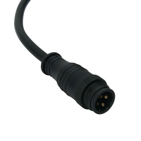 FULLWAT - WSR-CABLE-4M. Cable con conector macho de 4 vías. 1000mm - IP67