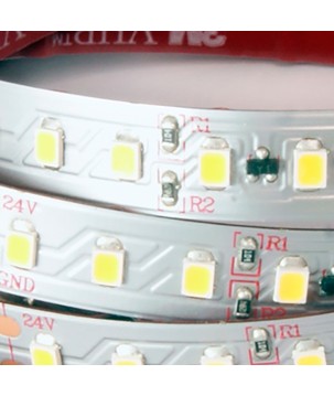 FULLWAT - CCTX-2835-BN-2X/25. Striscia LED professionale.4000K- Bianco naturale- 24Vdc- 2475 Lm/m