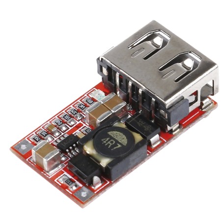 FULLWAT - DCDC-RED12-0.7A. Module abaisseur DC/DC  de 12W. Entrée: 6,5 ~ 24Vdc. Sortie: 5Vdc / 0 ~ 2A