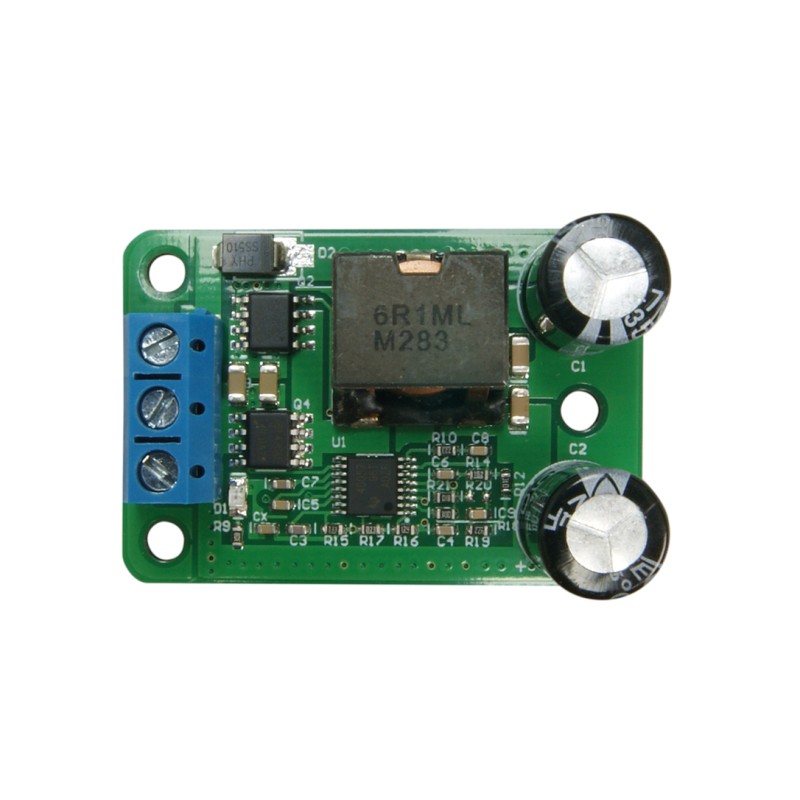 FULLWAT - DCDC-RED25-5A. Module abaisseur DC/DC  de 25W. Entrée: 9 ~ 35Vdc. Sortie: 5Vdc / 0 ~ 4,5A