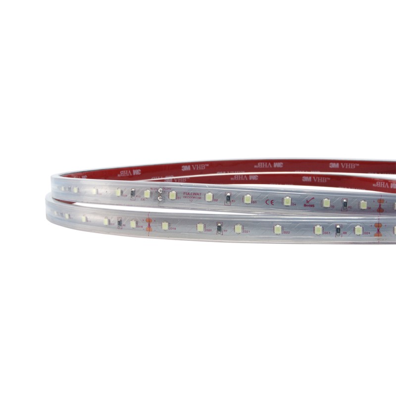 FULLWAT - DECCOR-2835-B4-WX. Professional LED strip. 25000K  - Light blue - 24Vdc - 266 Lm/m - IP67