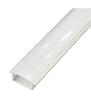 FULLWAT - ECOXM-10E-2D. Aluminum profile  for recessed mounting. Anodized.  2000mm