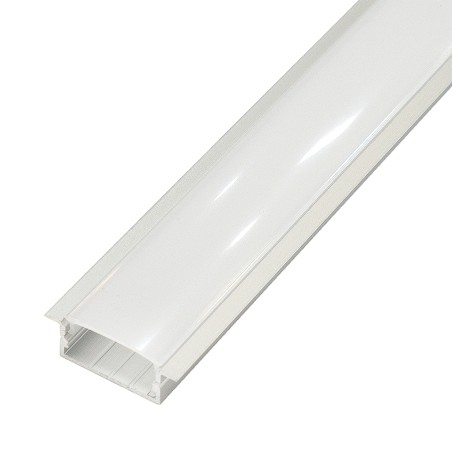 FULLWAT - ECOXM-10E-2D. Aluminum profile  for recessed mounting. Anodized.  2000mm