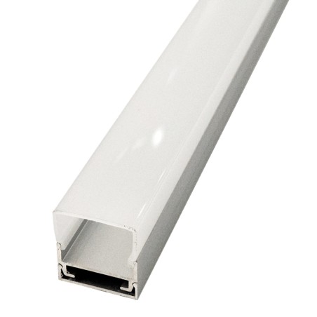 FULLWAT - ECOXM-20S-2D. Aluminum profile  for surface | suspended mounting. Anodized.  2000mm