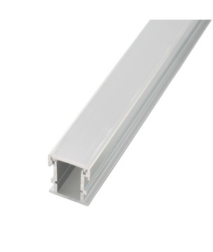 FULLWAT - ECOXM-26SW-2D.  Profil de surface en aluminium  anodisé classe pour le sol - 2000mm - IP40