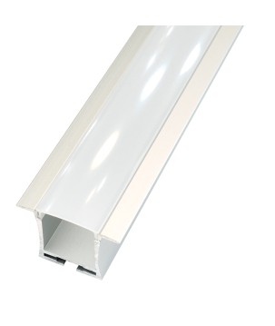 FULLWAT - ECOXM-27E-2D.  Profil encastrable en aluminium  anodisé - 2000mm - IP40