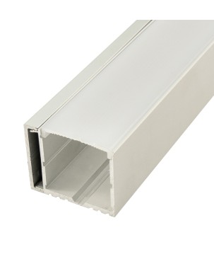 FULLWAT - ECOXM-42AS-2D.  Profil de surface | suspendre en aluminium  anodisé - 2000mm - IP40