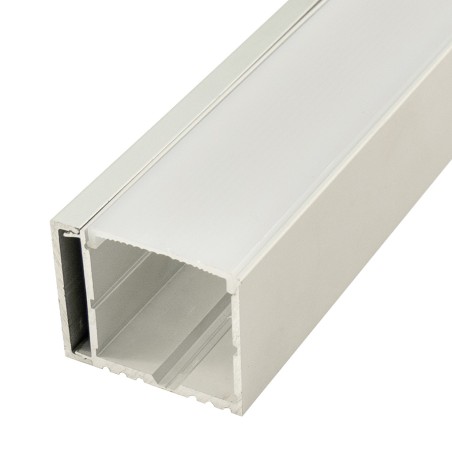 FULLWAT - ECOXM-42AS-2D.  Profil de surface | suspendre en aluminium  anodisé - 2000mm - IP40